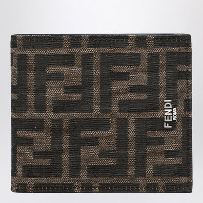 FENDI Jacquard Leather Bifold Wallet - Men&