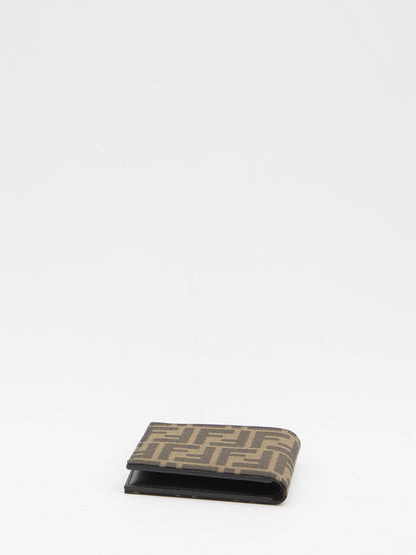 FENDI Mini Jacquard Bi-Fold Wallet - FW25