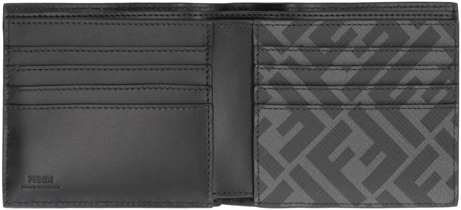 FENDI Logo Bi-Fold Wallet for Men