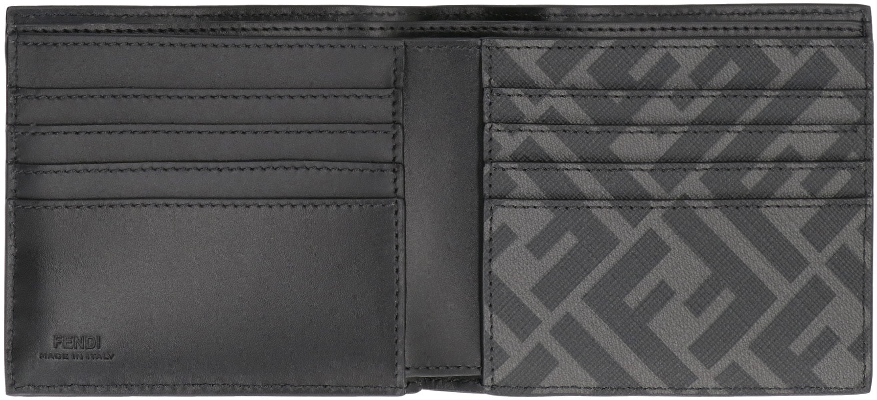 FENDI Logo Bi-Fold Wallet for Men