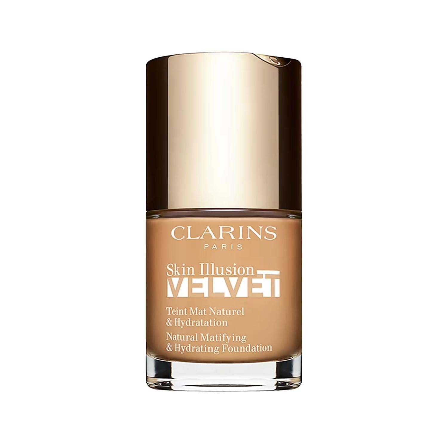 Clarins Skin Illusion Velvet 109C: Lightweight Liquid Foundation for Natural Matte Finish &amp; Flawless Complexion