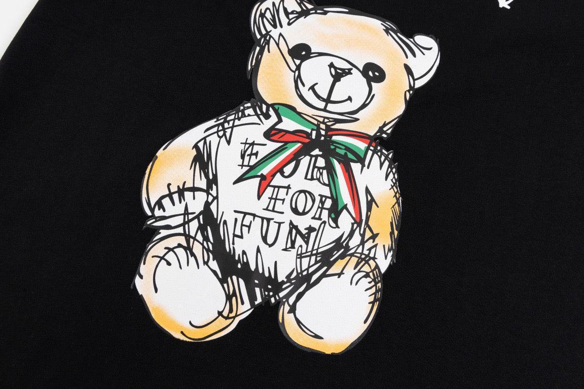 Moschino Teddy Bear T-Shirt Without Collar &