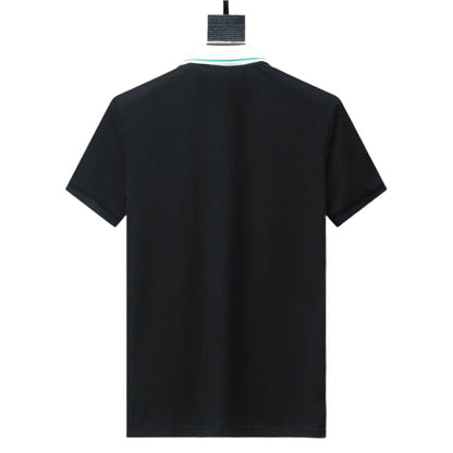 Gucci Black T-shirt with a collar