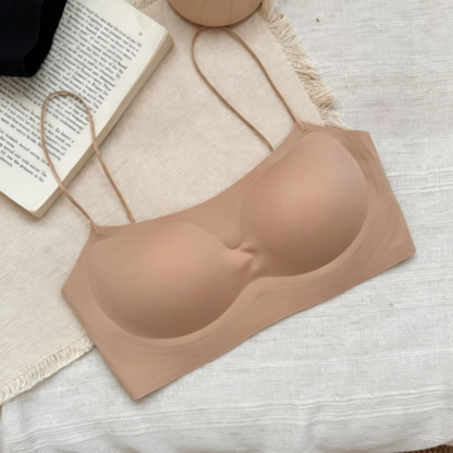 Women Seamless Tube Top Off-Shoulder Camisole Invisible Vest