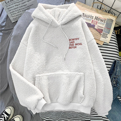 Womens Fleece Hooded Sweatshirt