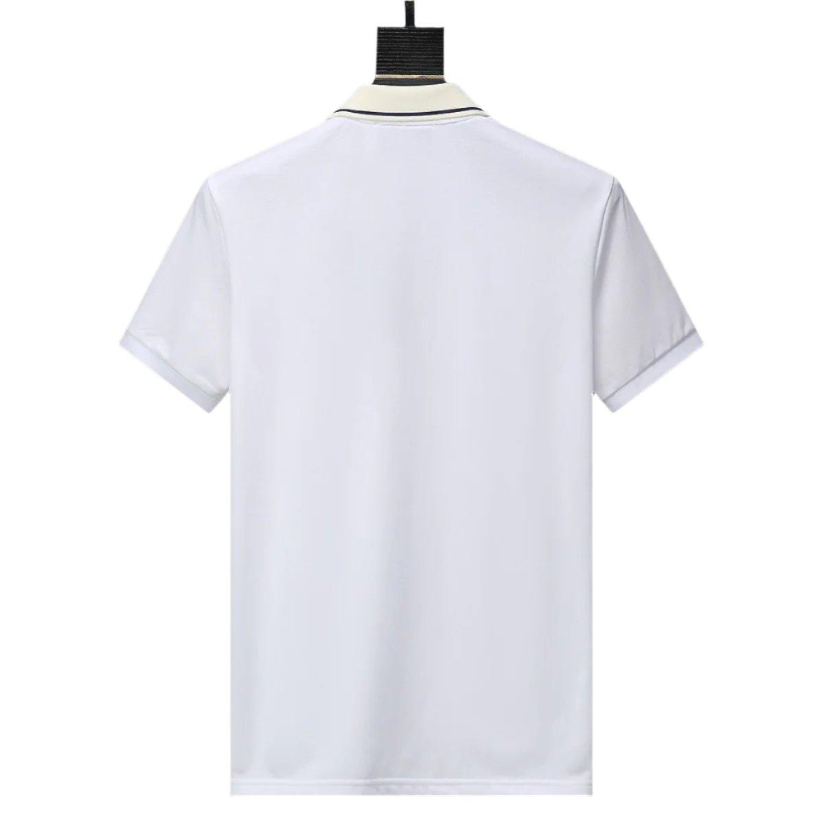 Gucci White T-shirt with a collar