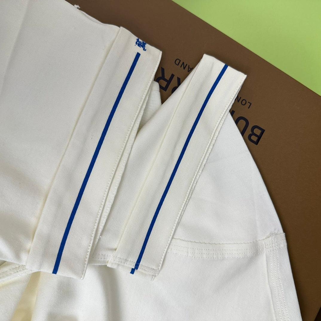Burberry Cream T-Shirt Without Collar