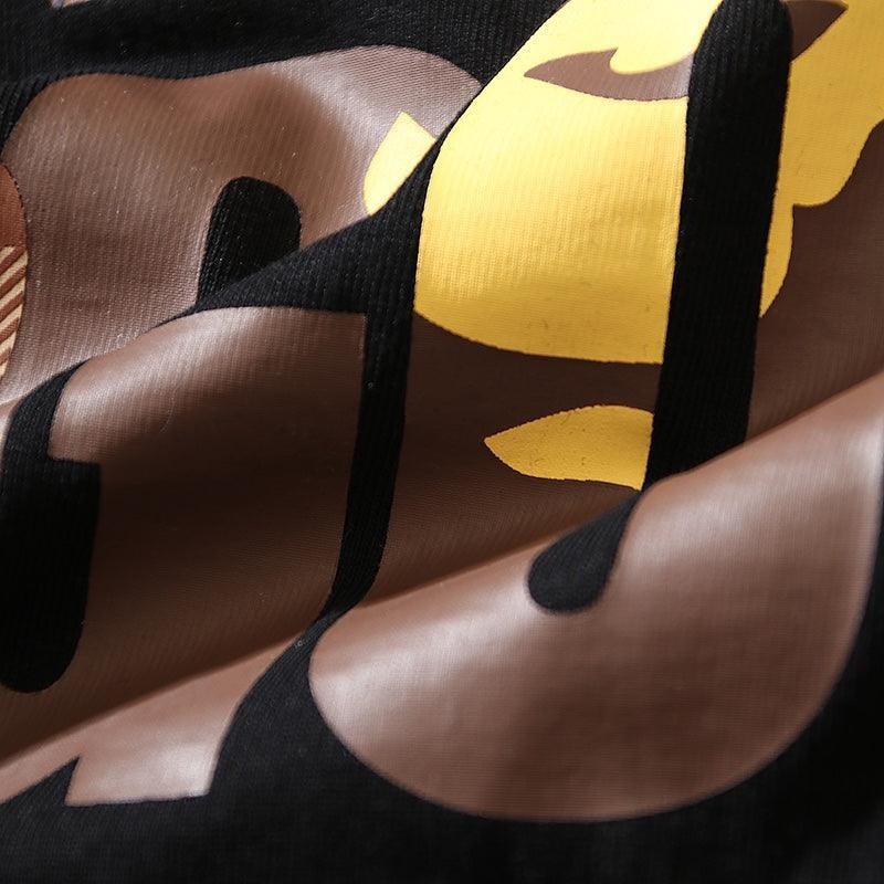 Bathing Ape Black World Gone Mad T-Shirt without Collar