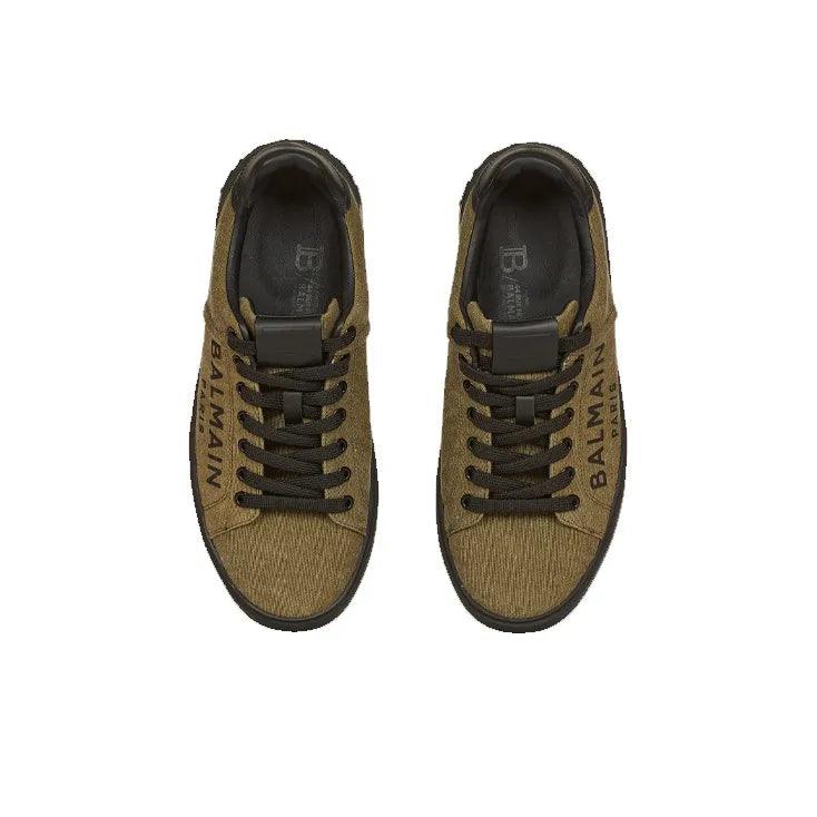 BALMAIN Logo-print B-Court Sneakers