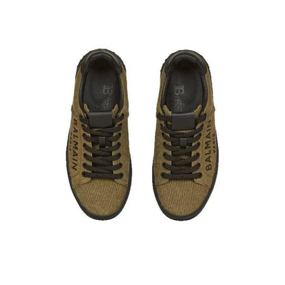 BALMAIN Logo-print B-Court Sneakers
