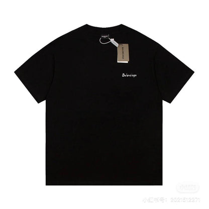 Balenciaga Black T-Shirt Without Collar