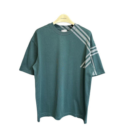 Burberry T-Shirt Without Collar Green | Luxury Cotton Tee