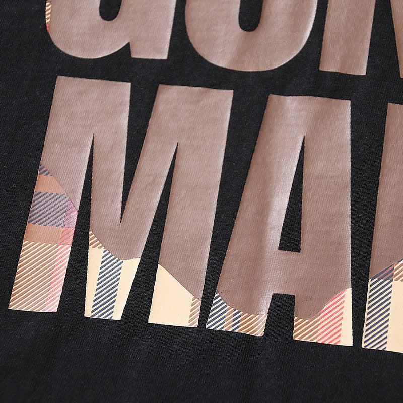 Bathing Ape Black World Gone Mad T-Shirt without Collar
