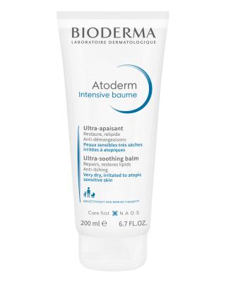 Bioderma Atoderm Intensive Moisturizing Body Balm for Dry &amp; Sensitive Skin - Hypoallergenic &amp; Paraben-Free