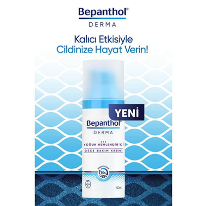 Bepanthol Derma Intensive Moisturizing Night Cream 50ml - Hydrating Formula