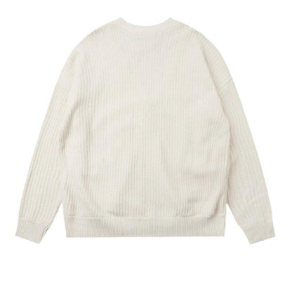 Gucci Knit cotton cardigan with patch Ivory