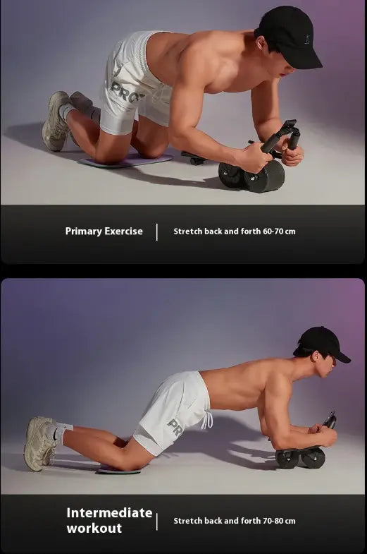 Automatic Rebound Abdominal Wheel SHOPEZRA L.L.C.
