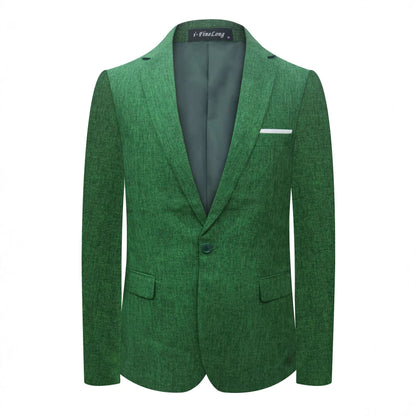 Mens Casual Solid-colormulti-color Suit Jacket