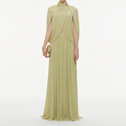 Round neck fresh chiffon fashion dress