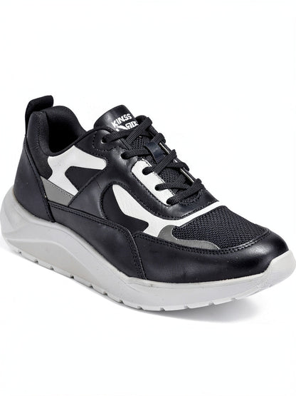 Kingside Mens Phillip Dad Sneakers Mens Shoes Black/White Size 12M