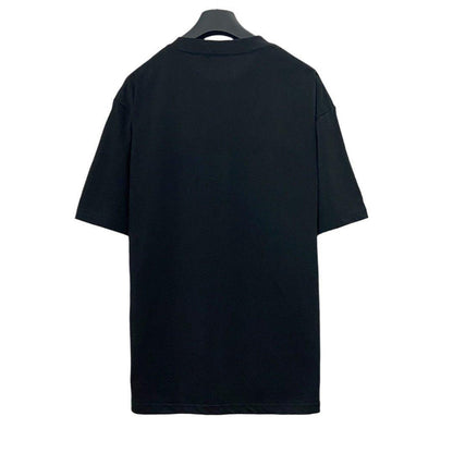 Balenciaga Black T-Shirt Without Collar