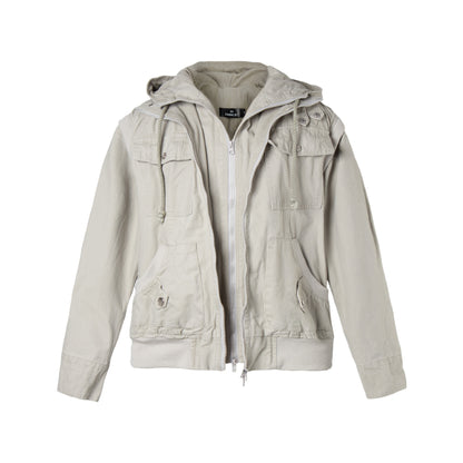 Multi-Pocket Design Hooded Jacket Vest for Women