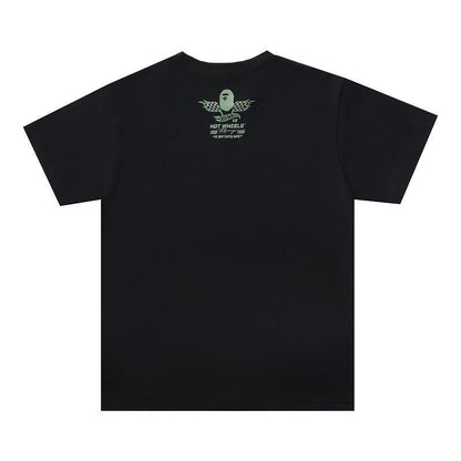 BAPE X HOT WHEELS APE HEAD TEE Black T-Shirt