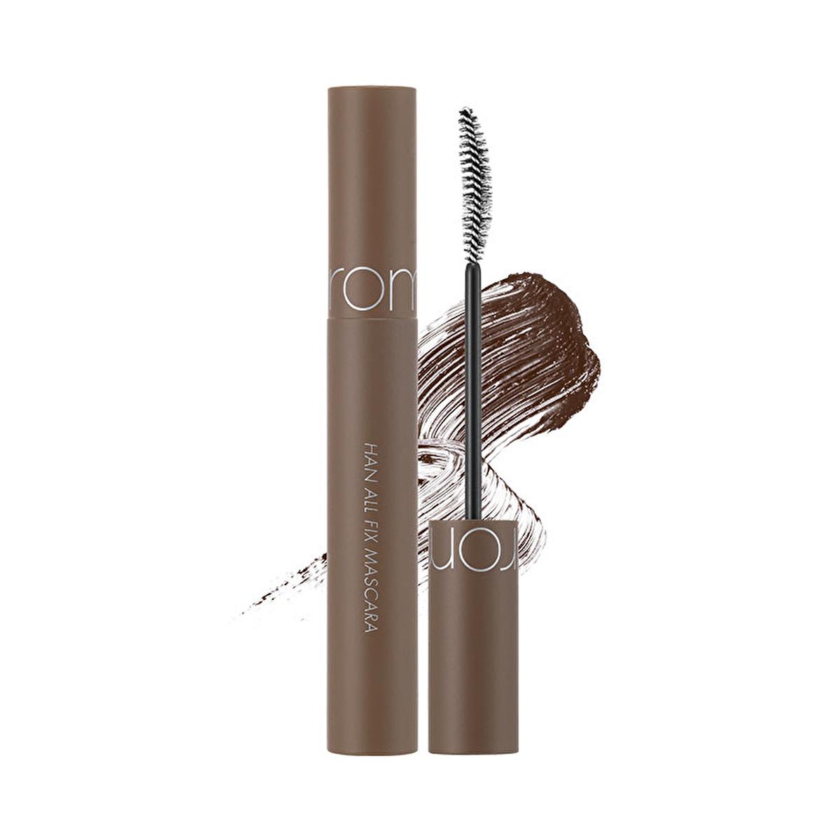 rom&amp;nd Han All Fix Mascara L03 Long Hazel: Achieve Long-Lasting Curl &amp; Volume with Smudge-Proof K-Beauty Formula