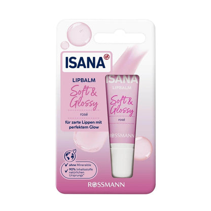 Isana Soft &amp; Glossy Lip Care Cream for Shiny Hydration 15g