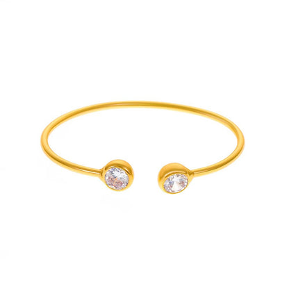 Engraved Open Bracelet