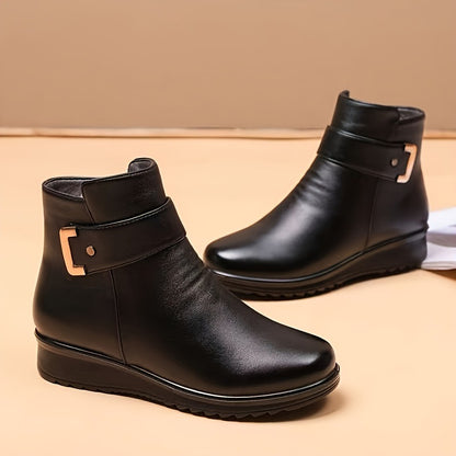 Fleece-Lined Womens Winter Boots