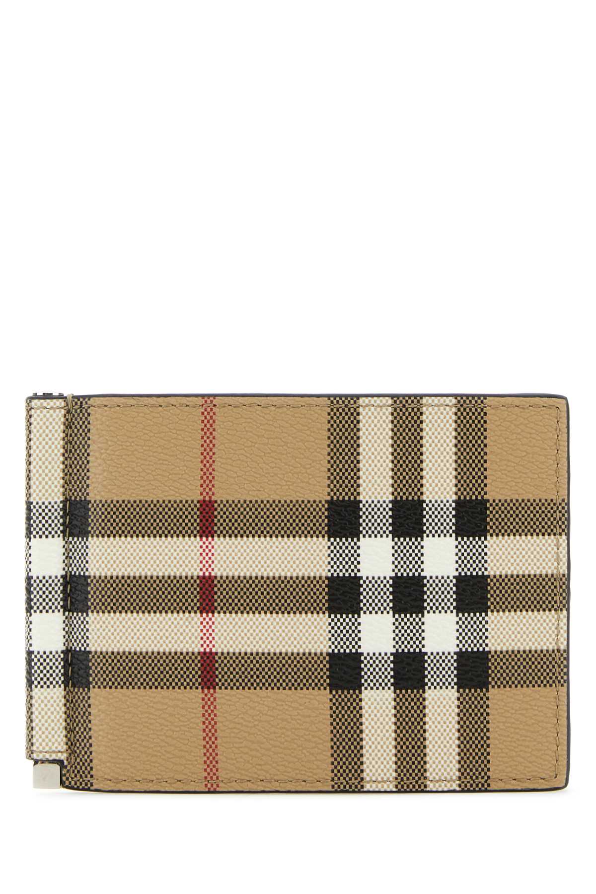 BURBERRY Printed Canvas Mini Cardholder