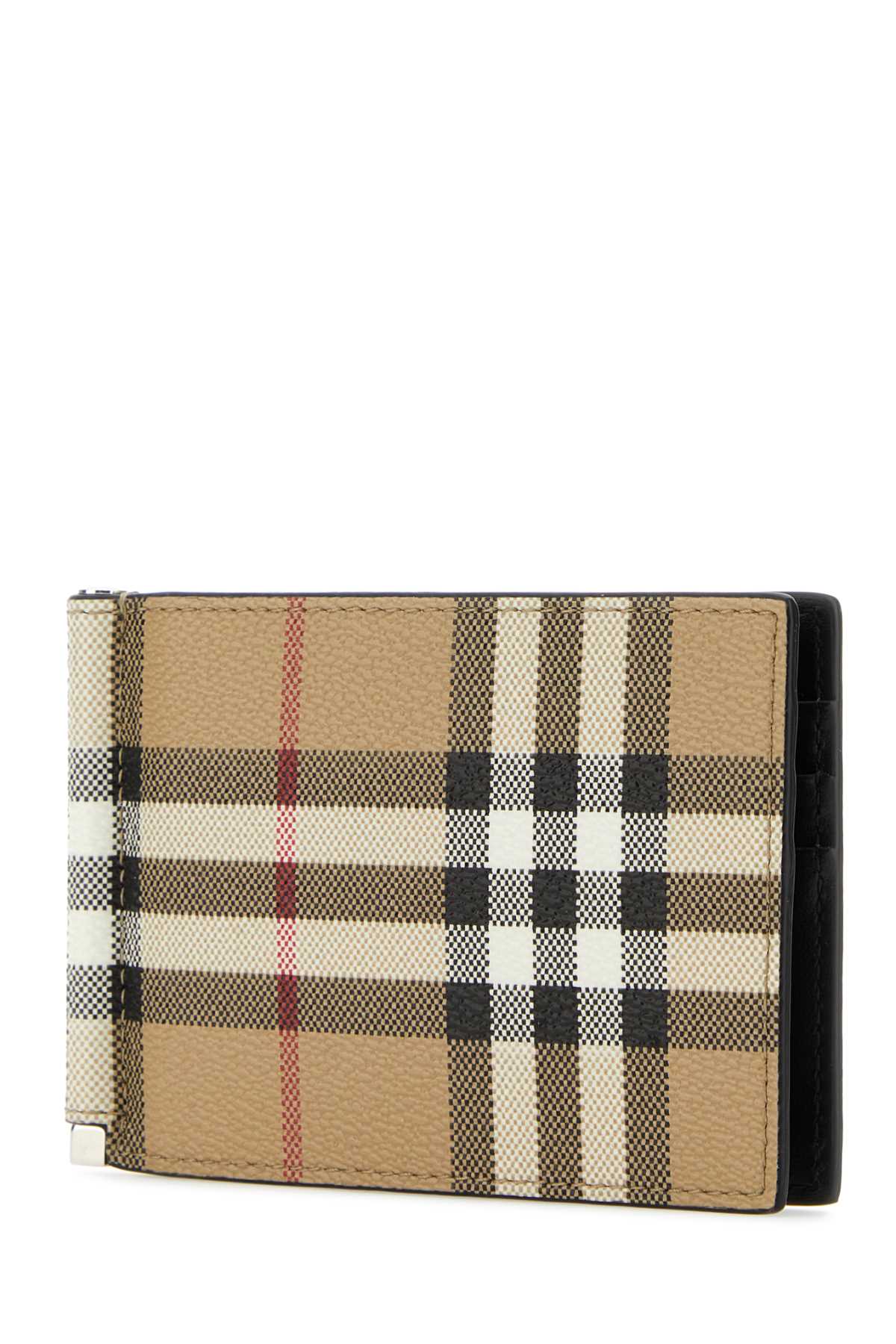 BURBERRY Printed Canvas Mini Cardholder