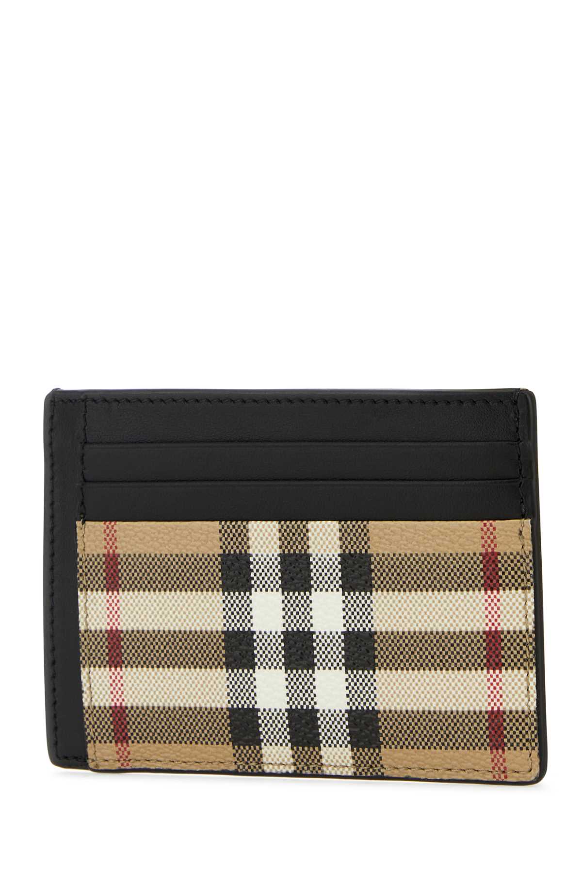 BURBERRY Printed Canvas Cardholder - Mini Size