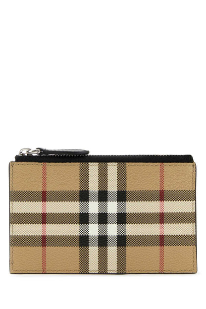 BURBERRY Printed Canvas Mini Wallet for Men
