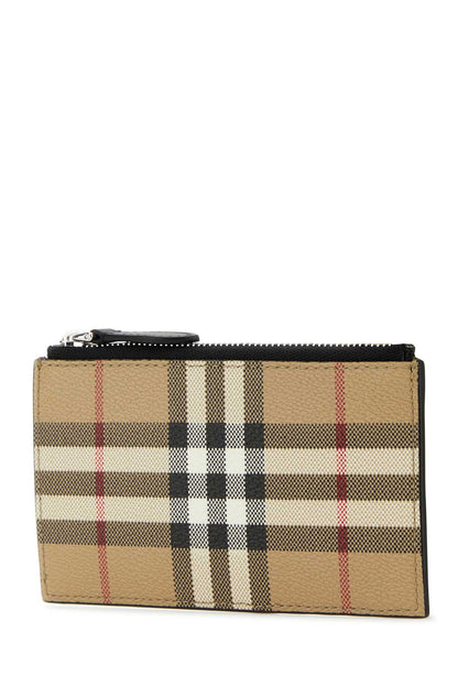 BURBERRY Printed Canvas Mini Wallet for Men