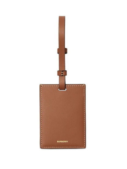 BURBERRY Mini Equestrian Knight Leather Cardholder