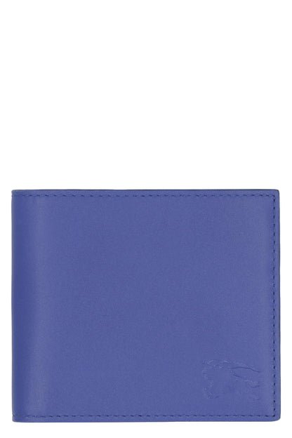 BURBERRY Mini Leather Flap-Over Wallet