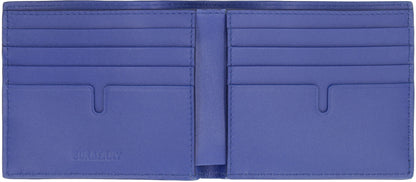 BURBERRY Mini Leather Flap-Over Wallet