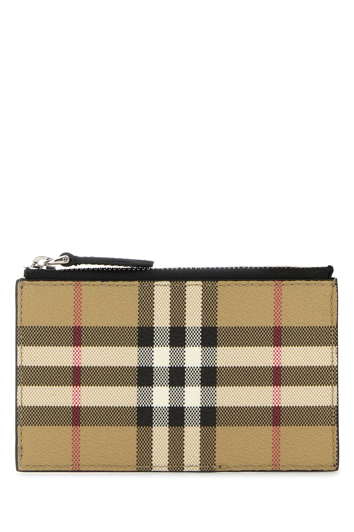 BURBERRY Mini Printed Canvas Card Holder for Men