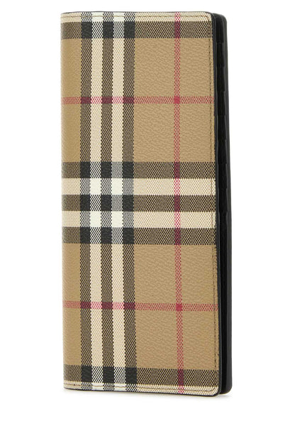 BURBERRY Printed Canvas Mini Wallet for Men