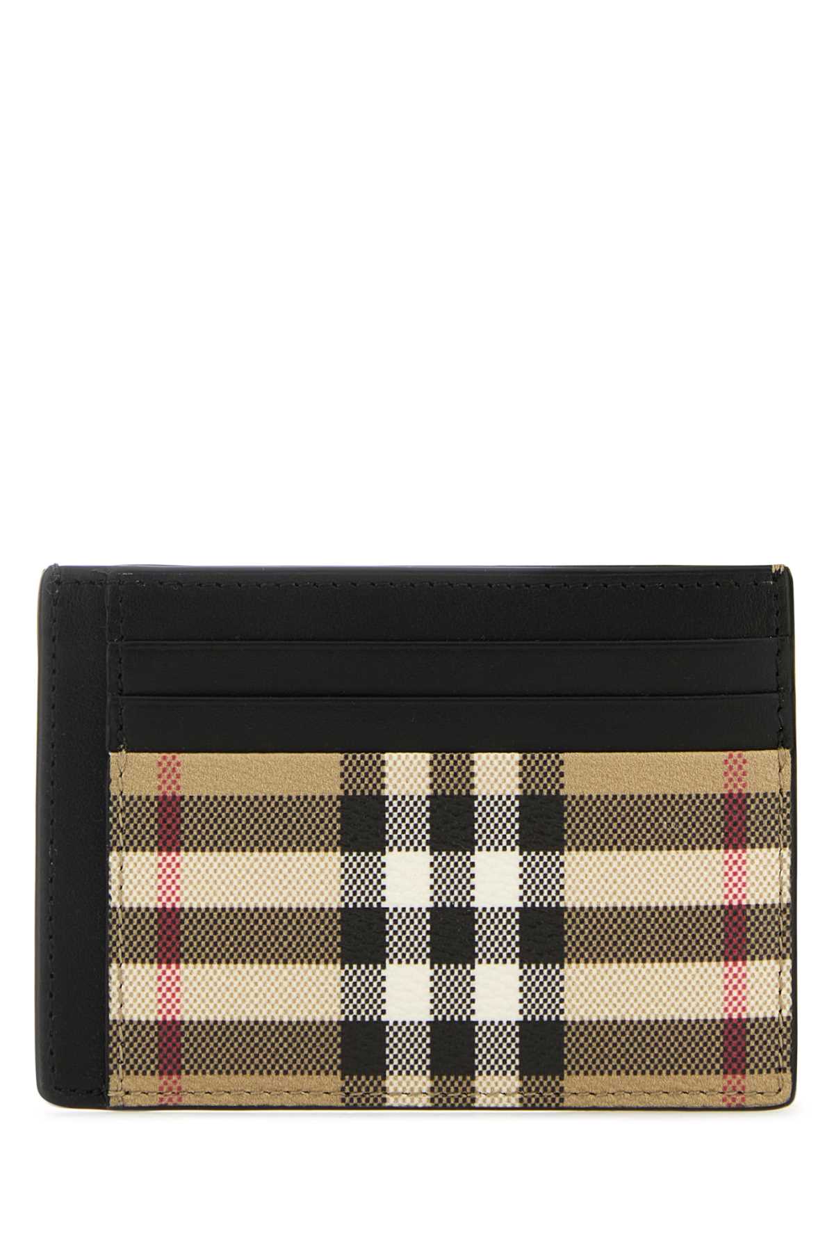 BURBERRY Mini Printed Canvas Card Holder