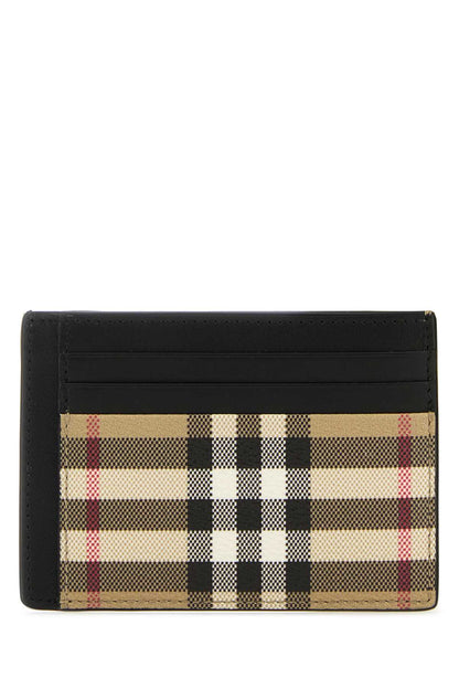 BURBERRY Mini Printed Canvas Card Holder