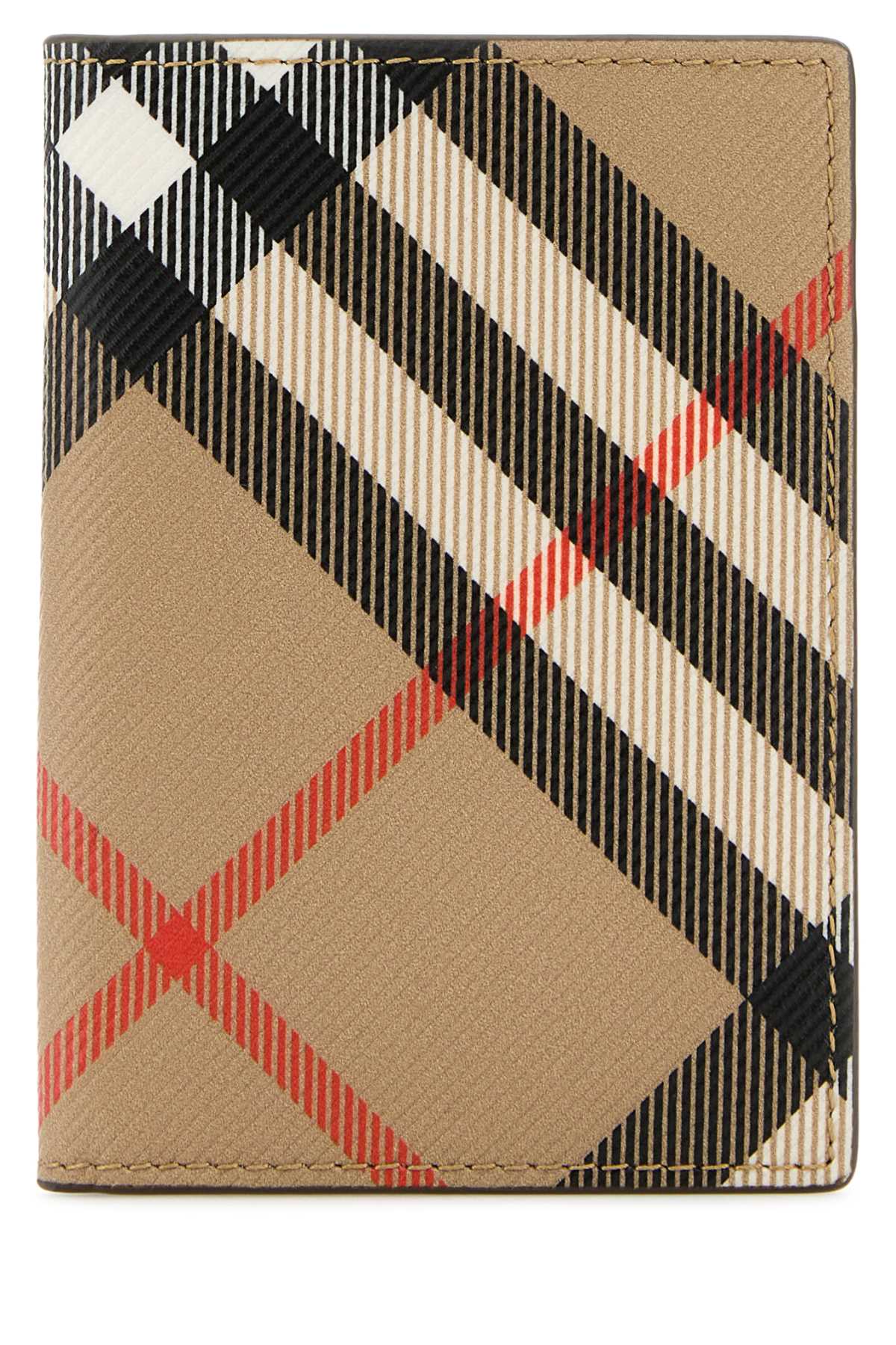 BURBERRY Printed E-Canvas Mini Card Holder