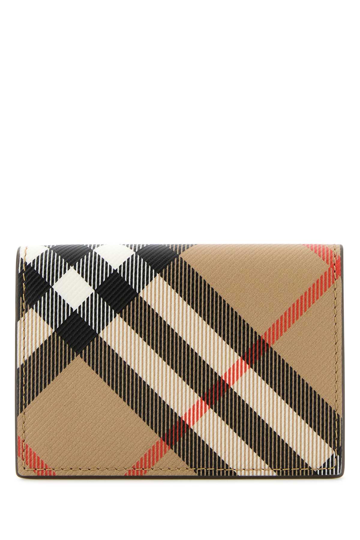 BURBERRY Mini Printed E-Canvas Card Holder