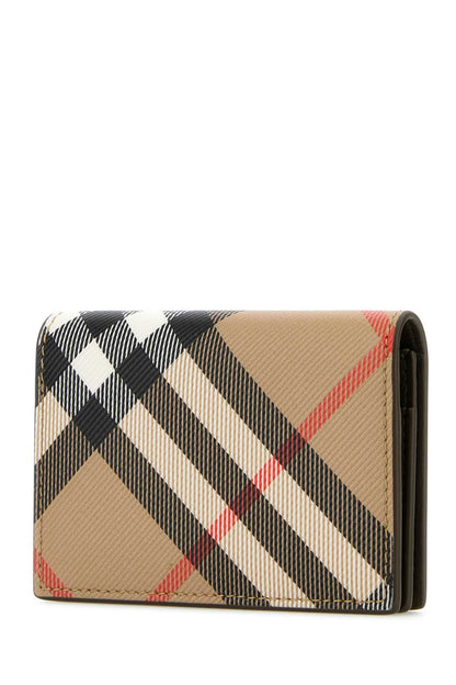 BURBERRY Mini Printed E-Canvas Card Holder