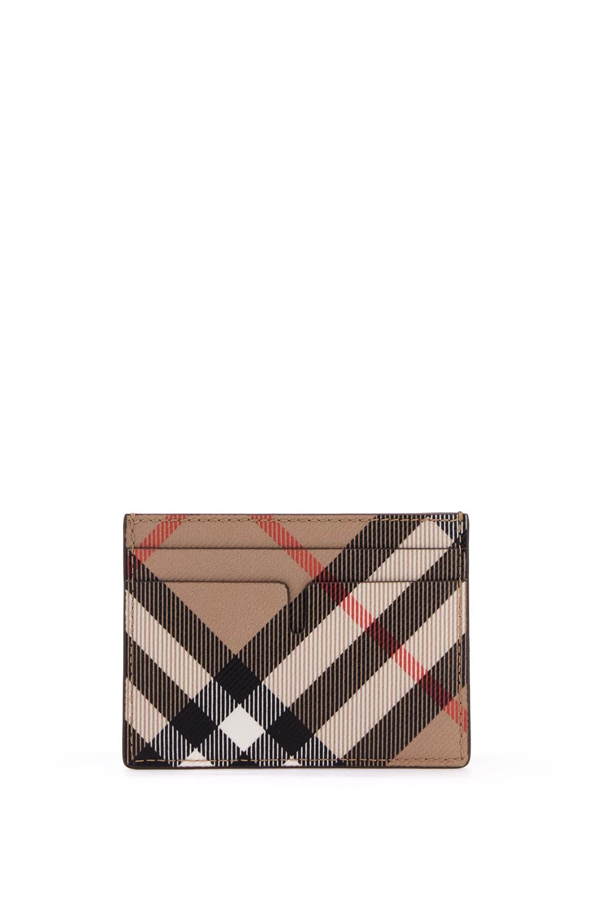BURBERRY Mini Printed Canvas Card Holder