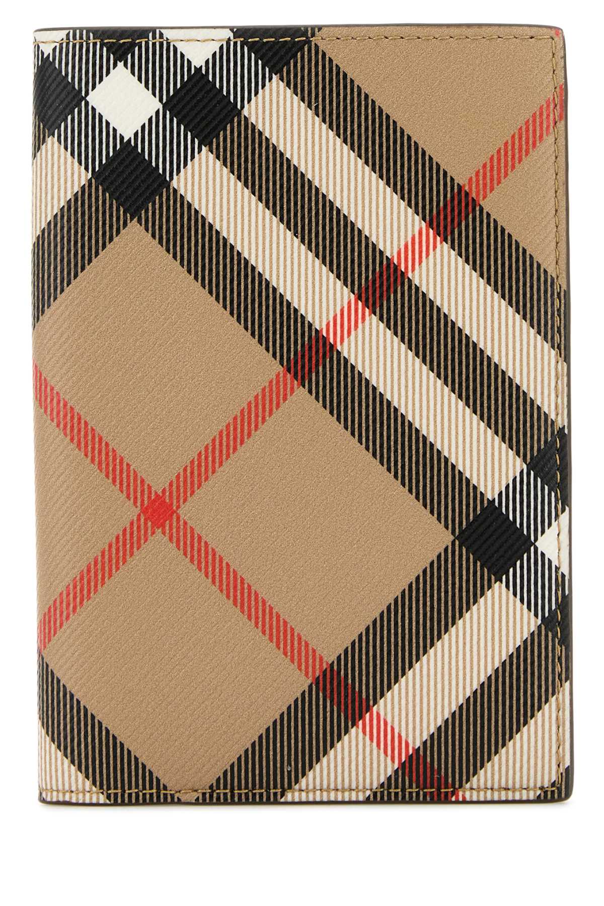 BURBERRY Mini Printed E-Canvas Passport Holder
