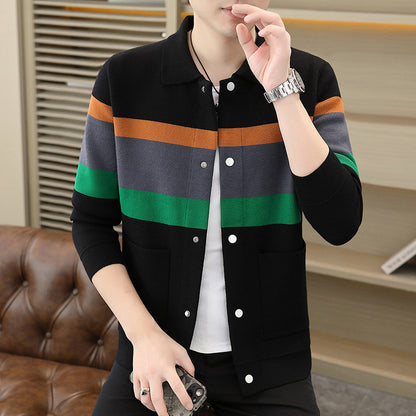 Casual knit jacket