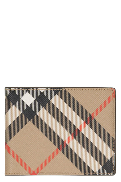 BURBERRY Check Pattern Wallet (9.5x11 cm) - Mini Size